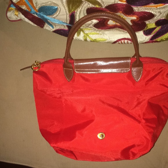 Longchamp Handbags - Red mini Longchamp tote